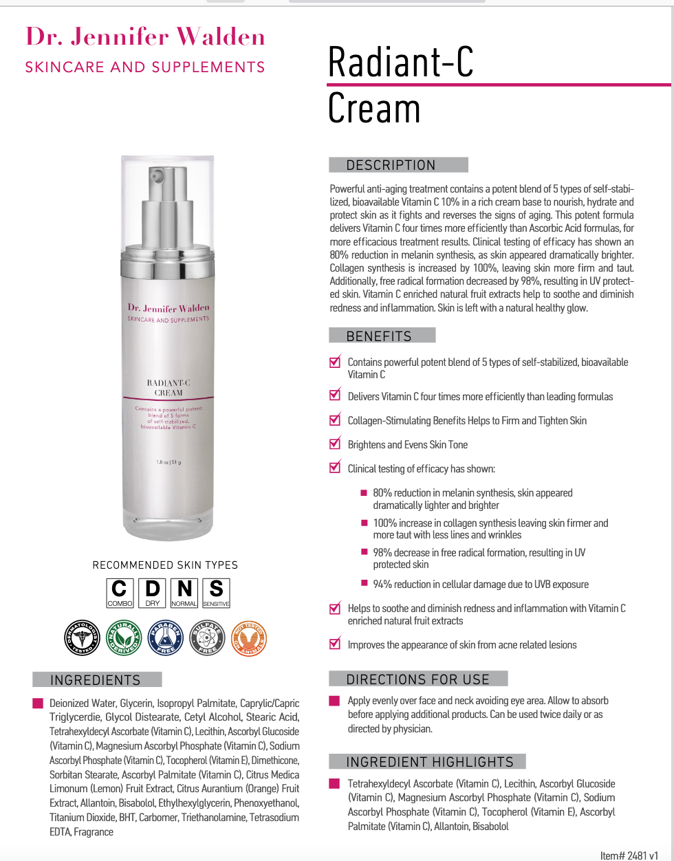 Crème Radiant-C